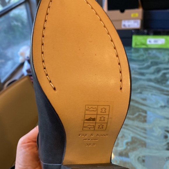 Stunning black rag and bone leather booties. - Picture 6 of 6